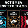 VCT EMEA: As Seis Equipes Confirmadas para o Confronto Épico!