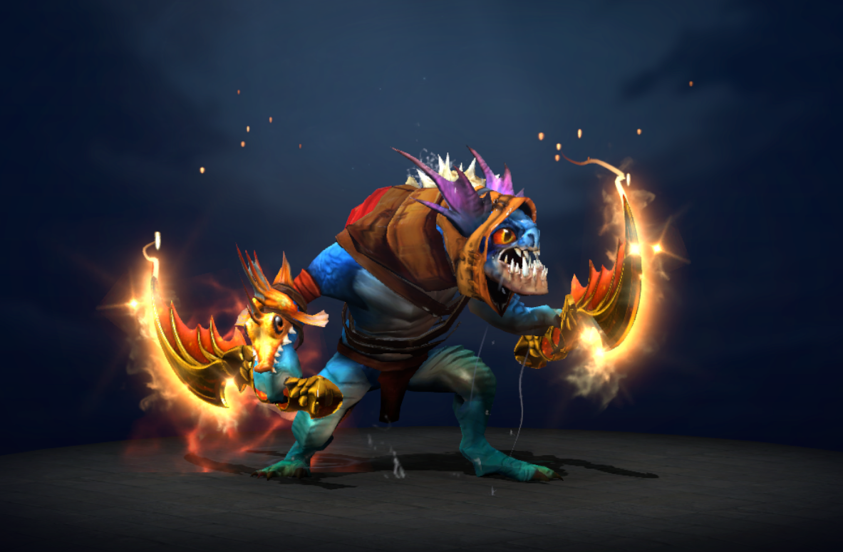 Trinco de Hydrakan Dourado (Slark) - Imagem 2