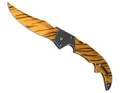 Canivete Falchion (★) | Dente de Tigre (Nova de Fábrica 0.00)